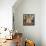 The Annunciation-Fra Angelico-Framed Stretched Canvas displayed on a wall