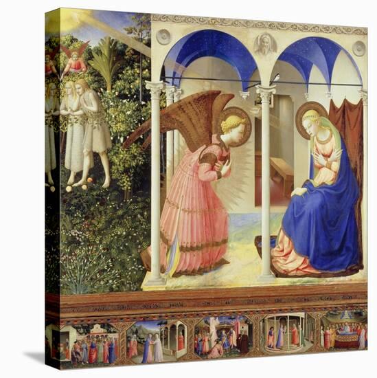 The Annunciation-Fra Angelico-Stretched Canvas