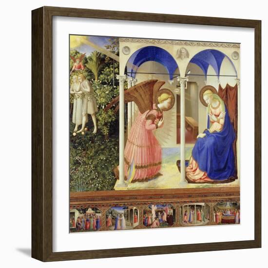 The Annunciation-Fra Angelico-Framed Giclee Print