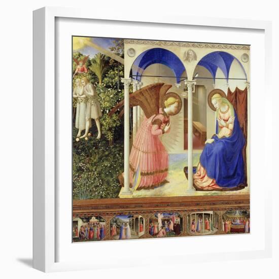 The Annunciation-Fra Angelico-Framed Giclee Print