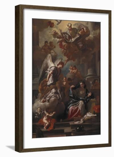 The Annunciation-Francesco Solimena-Framed Giclee Print