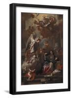 The Annunciation-Francesco Solimena-Framed Premium Giclee Print