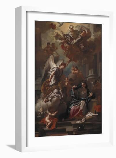 The Annunciation-Francesco Solimena-Framed Premium Giclee Print