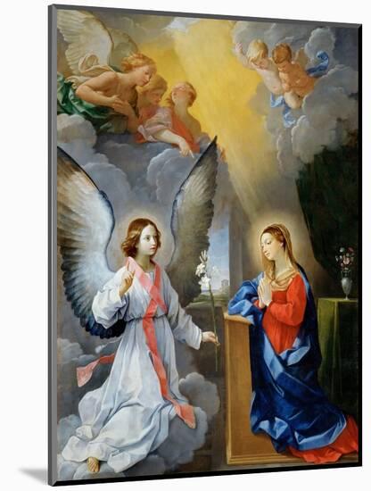 The Annunciation-Guido Reni-Mounted Giclee Print