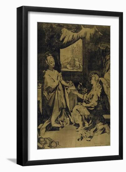 The Annunciation-Federico Barocci-Framed Giclee Print