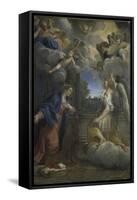 The Annunciation-Agostino Carracci-Framed Stretched Canvas