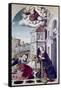 The Annunciation-Marco Palmezzano-Framed Stretched Canvas