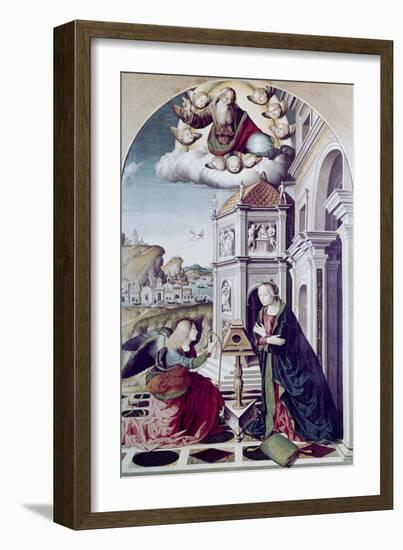 The Annunciation-Marco Palmezzano-Framed Giclee Print