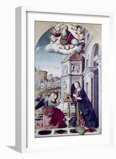 The Annunciation-Marco Palmezzano-Framed Giclee Print
