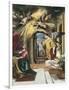 The Annunciation-El Greco-Framed Art Print