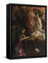 The Annunciation-Annibale Carracci-Framed Stretched Canvas
