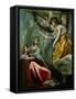 The Annunciation-El Greco-Framed Stretched Canvas