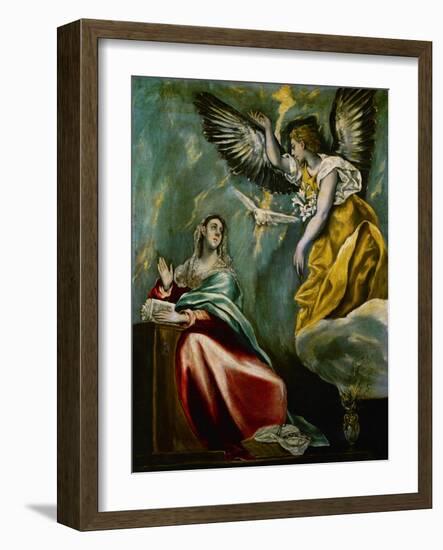 The Annunciation-El Greco-Framed Giclee Print