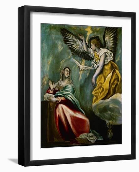 The Annunciation-El Greco-Framed Giclee Print