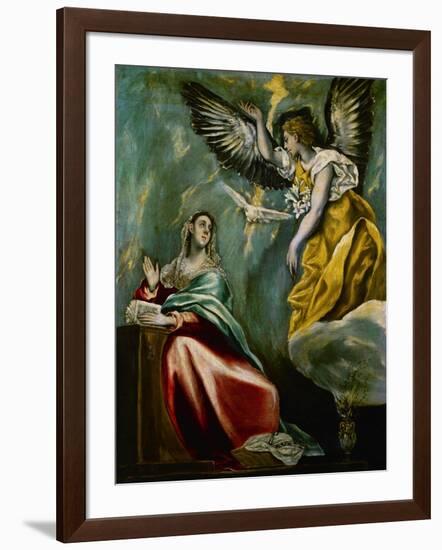 The Annunciation-El Greco-Framed Giclee Print