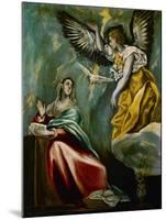 The Annunciation-El Greco-Mounted Giclee Print