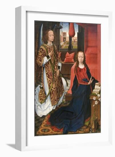 The Annunciation-Rogier van der Weyden-Framed Art Print