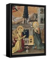 The Annunciation-Benedetto Bonfigli-Framed Stretched Canvas