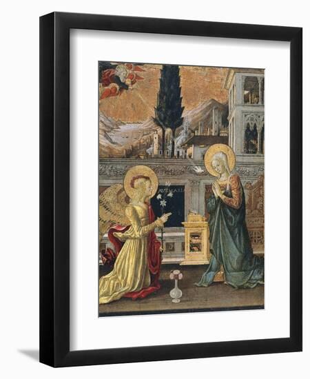 The Annunciation-Benedetto Bonfigli-Framed Giclee Print