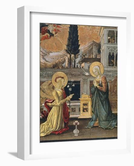 The Annunciation-Benedetto Bonfigli-Framed Giclee Print