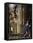 The Annunciation-Paolo Veronese-Framed Stretched Canvas