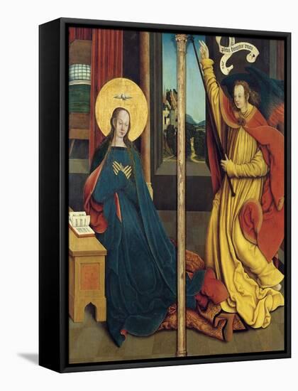 The Annunciation-Bernhard Strigel-Framed Stretched Canvas