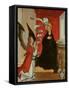 The Annunciation-Francisco de Comontes-Framed Stretched Canvas