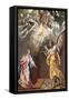 The Annunciation-El Greco-Framed Stretched Canvas