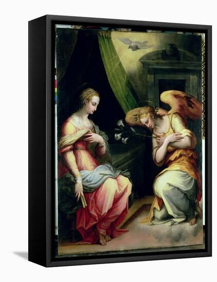 The Annunciation-Giorgio Vasari-Framed Stretched Canvas