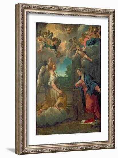 The Annunciation-Agostino Carracci-Framed Giclee Print