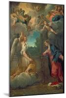 The Annunciation-Agostino Carracci-Mounted Giclee Print