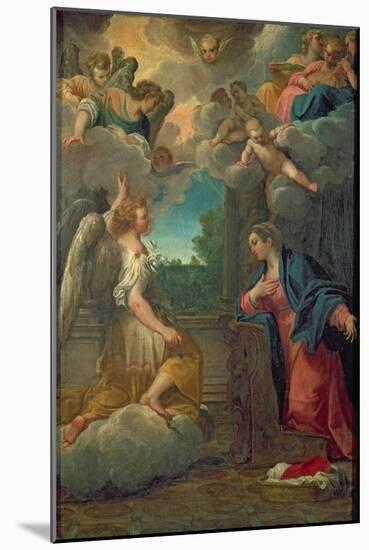 The Annunciation-Agostino Carracci-Mounted Giclee Print