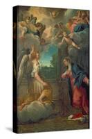 The Annunciation-Agostino Carracci-Stretched Canvas