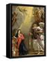 The Annunciation-Philippe De Champaigne-Framed Stretched Canvas