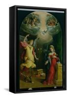 The Annunciation-Benvenuto Tisi Da Garofalo-Framed Stretched Canvas