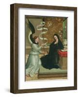 The Annunciation-Juan de Borgona-Framed Giclee Print