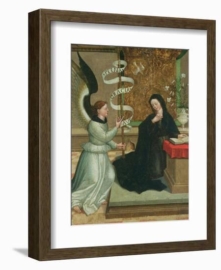 The Annunciation-Juan de Borgona-Framed Giclee Print