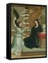 The Annunciation-Juan de Borgona-Framed Stretched Canvas