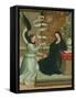 The Annunciation-Juan de Borgona-Framed Stretched Canvas