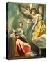 The Annunciation-El Greco-Stretched Canvas