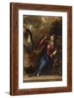 The Annunciation-Titian (Tiziano Vecelli)-Framed Giclee Print