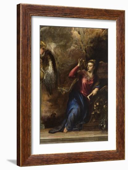 The Annunciation-Titian (Tiziano Vecelli)-Framed Giclee Print