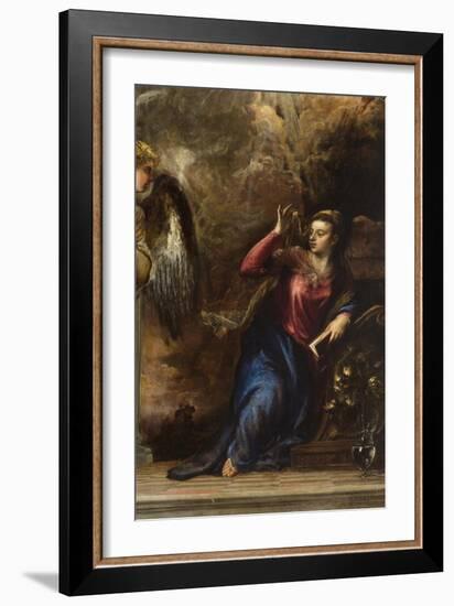 The Annunciation-Titian (Tiziano Vecelli)-Framed Giclee Print