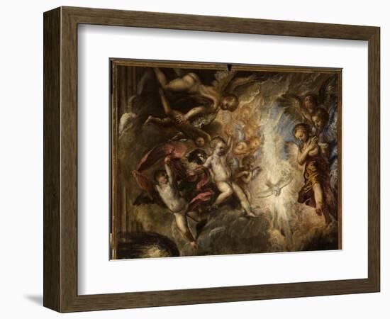 The Annunciation-Titian (Tiziano Vecelli)-Framed Giclee Print