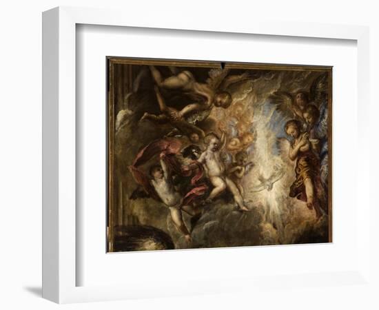 The Annunciation-Titian (Tiziano Vecelli)-Framed Giclee Print