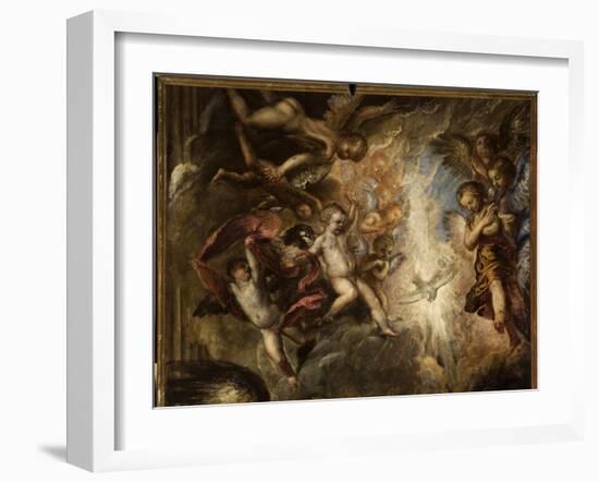 The Annunciation-Titian (Tiziano Vecelli)-Framed Giclee Print