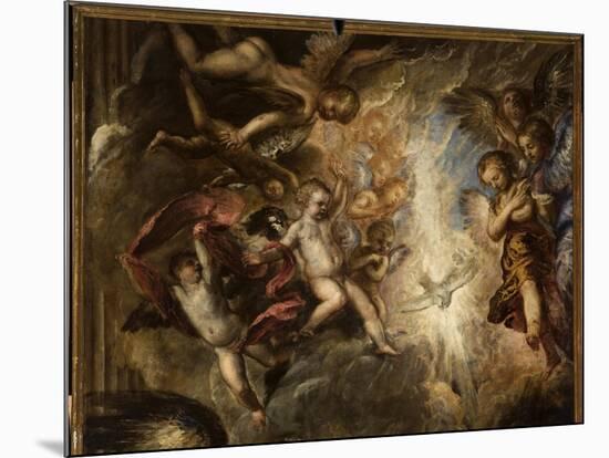 The Annunciation-Titian (Tiziano Vecelli)-Mounted Giclee Print