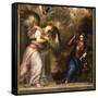 The Annunciation-Titian (Tiziano Vecelli)-Framed Stretched Canvas