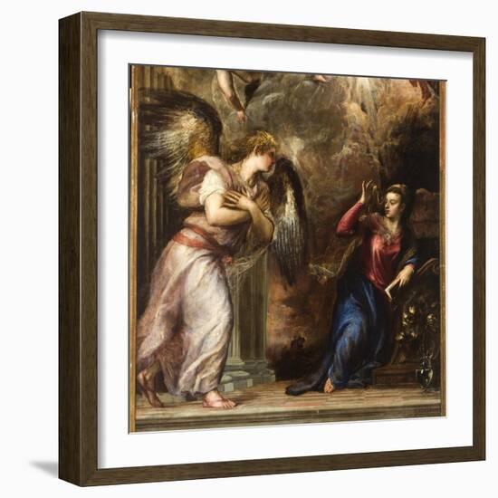 The Annunciation-Titian (Tiziano Vecelli)-Framed Giclee Print