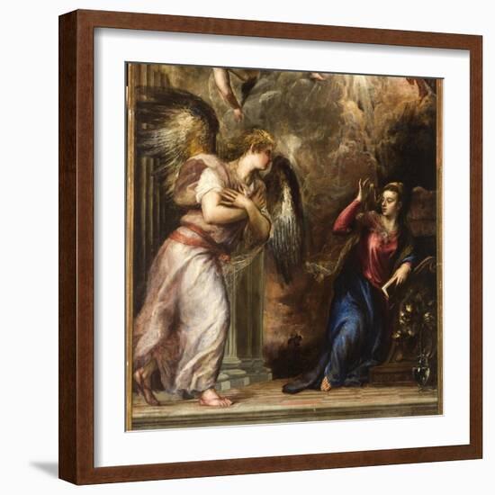 The Annunciation-Titian (Tiziano Vecelli)-Framed Giclee Print
